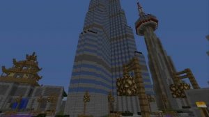 The Burj Khalifa (Burj Dubai) in Minecraft !