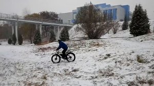 Фэтбайк. Big Cat Dual 1000 электровелосипед. Велогибрид