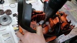 Хускварна 345 плохо заводится