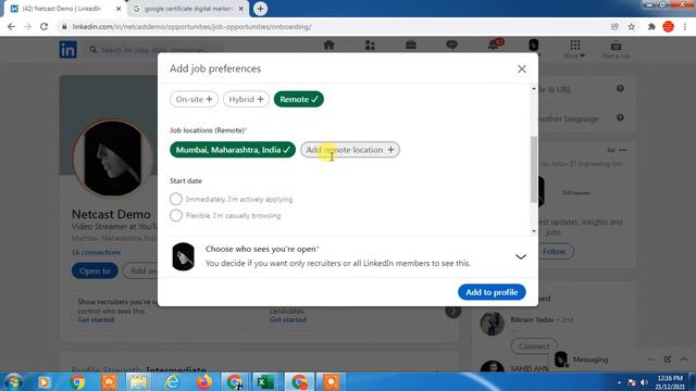 how to add open to work on linkedin смотреть онлайн