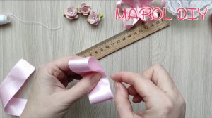 Резиночки с цветами. легко и просто! Красота своими руками DIY. rubber bands with flowers hand made