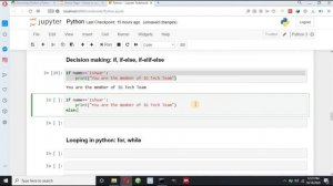 Python programming language | Learn more topics in less time easily with note and code