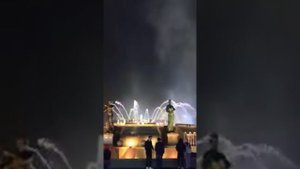 праздник победы. фонтан в Российском. город Ставрополь.