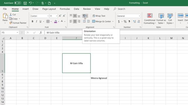 MS Excel - How to Align Text In MS Excel | How to Merge & Center In Excel | Wrap Text In Excel