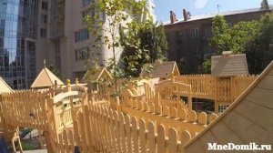 Детская площадка на крыше паркинга