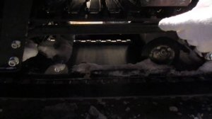 Бурлак М-2. Натяжка гусеницы