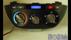 Пересвет блока управления печкой Toyota RAV4 II (2001-2005)