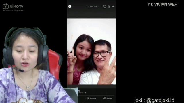 Si Cantik BTR Angie main ke live BTR Vivian yang lagi cerita cinta pertamanya. Auto gagal focus