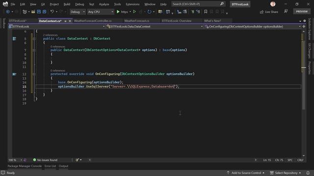 .NET 7 ? Entity Framework / EF7: Install & Code First Migrations