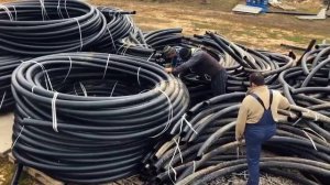 Truбы - Процесс переработки ПНД труб