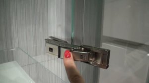 Шикарная петля для стекла с доводчиком