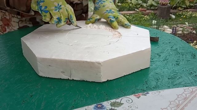 Японский Садовый Фонарь из Цемента Своими Руками Часть 1-я смотреть онлайн