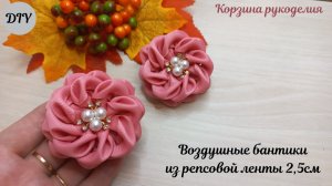 Воздушные Невероятно красивые бантики из репсовой ленты 2,5см🎀