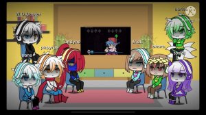 Undertale Reacts to FNF BlueBalls Incident Mod(Gacha life)