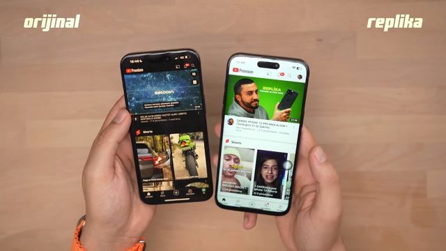 ÇAKMA iPHONE 15 PRO MAX İLE ORİJİNALİNİ KIYASLADIM !! смотреть онлайн