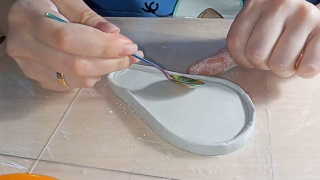 Леплю поделки из самозатвердевающей глины \ sculpt clay crafts \ DIY