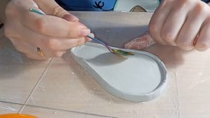 Леплю поделки из самозатвердевающей глины \ sculpt clay crafts \ DIY