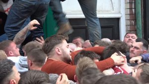 Violent mass brawl erupts at UK's notorious Atherstone Ball Game: Extended