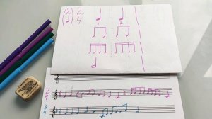 КАК РАЗДЕЛИТЬ МЕЛОДИЮ НА ТАКТЫ? РАЗМЕР 2/4