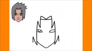 HOW TO DRAW SASUKE (NARUTO)