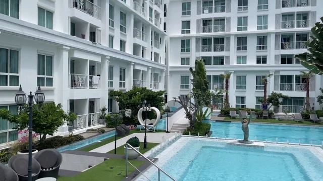 Где я живу в Pattaya ?Обзор территории комплекса☀️Лакшери жизнь сибирячки ?? смотреть онлайн