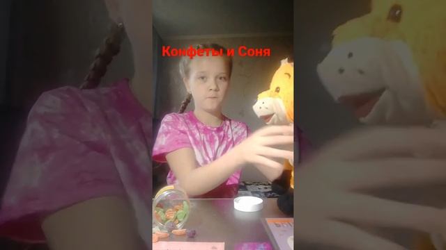 Лисичка Соня добывает конфеты