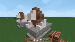 Лев в Майнкрафт, статуя льва