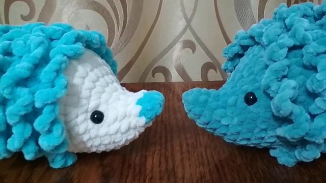 Ежики из плюшевой пряжи смотреть онлайн
