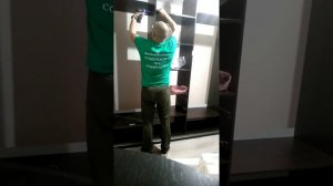 Сборка шкаф венге с раздвижной системой