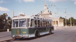 "Транспорт в России". Автобусный маршрут №33к, по ВДНХ | "Transport in Russia". Bus in "VDNKH"