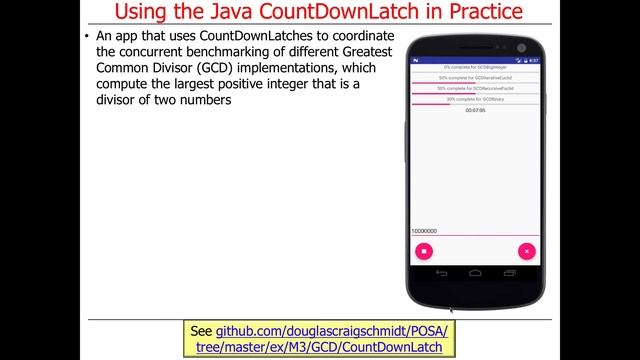 Java CountDownLatch смотреть онлайн