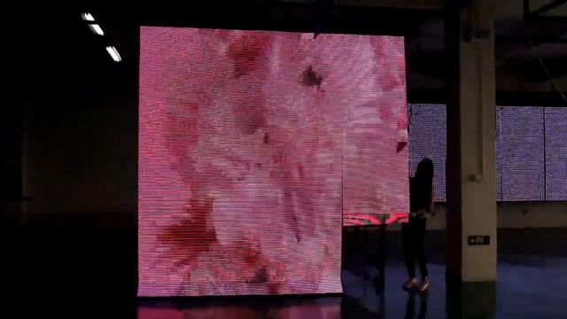 Гибкий светодиодный экран с шагом 12,5мм. смотреть онлайн