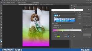 How To FADE an Image to TRANSPARENT with Gradients in Photoshop CC | Two Ways