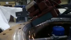 Ремонт сопряжения верхней и нижней чаши конусной дробилки Sandvik CH660