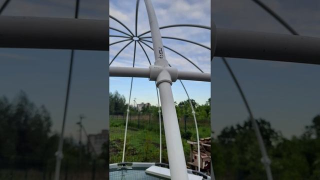 Купол для бассейна своими руками