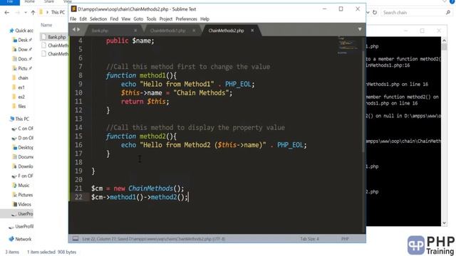 Full stack web developer course | lesson - 21 | (Part-5) | Complete PHP OOP
