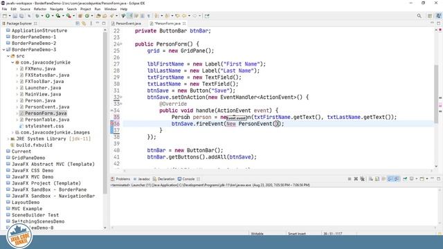 Create Custom Events | JavaFX GUI Tutorial for Beginners