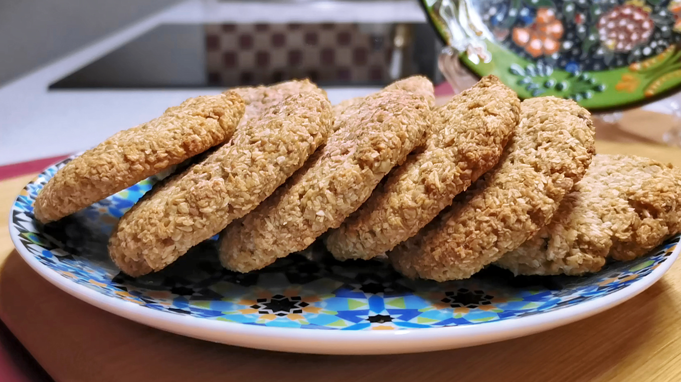 Овсяное печенье с семечками