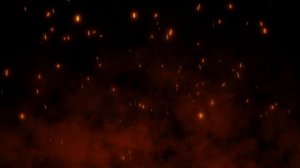 Футаж фон огненные искры разлетающиеся firespark