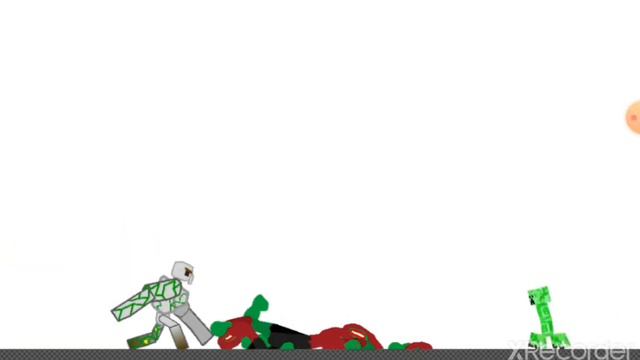 голем против зомби майнкрафт 1 видио