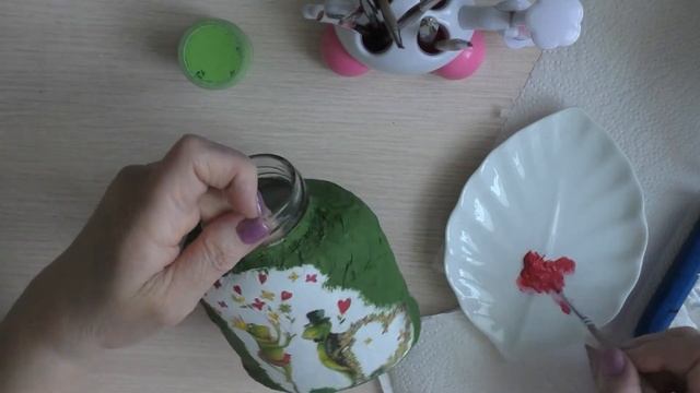 Влюбленные Лягушата// diy// Декор кофейной банки//decoración de lata de café смотреть онлайн