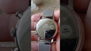 часы orient хранограф с миланским браслетом