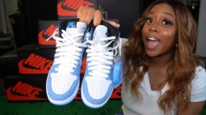 JORDAN 1 "UNIVERSITY BLUE" EARLY LOOK & ON FEET REVIEW | KELLLIERAE