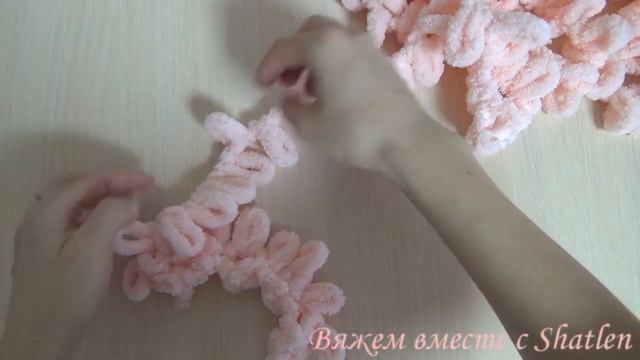 УЗОР ПЛЮШЕВЫЙ ПЛЕД АЛИЗЕ ПУФФИ. Мастер класс. Елена Шатохина