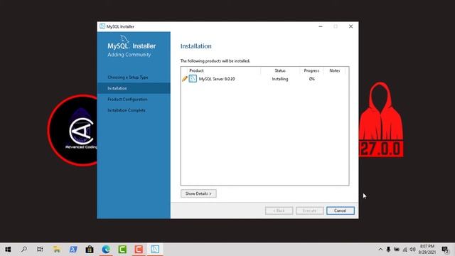 Install MySQL Server in Windows10 2021 | MySQL for Programming & Ethical Hacking |  Advanced Coding