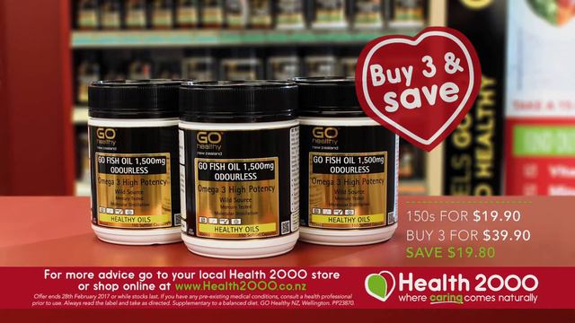 Health 2000's Alison Haves and Barbara Kendall on GO Healthy GO Fish Oil 1,500mg Odourless смотреть онлайн