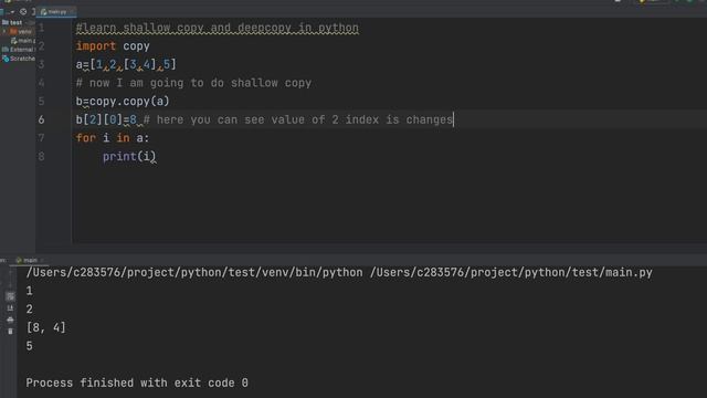 learn shallow copy and deep copy in python | python| tutorial | interview question