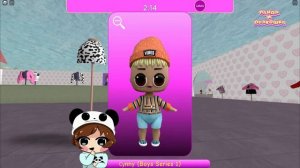 Одеваю с сестрой КУКОЛ ЛОЛ в ROBLOX!