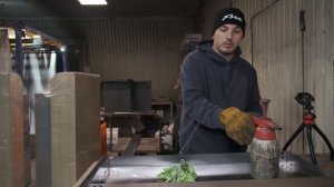 Первый опыт работы на листогибе