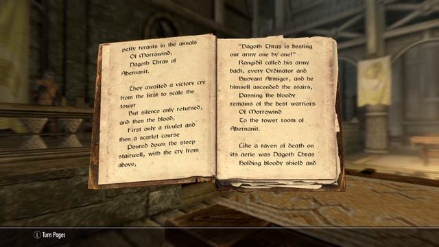 Skyrim Snowball reads THE DEATH BLOW OF ABERNANIT смотреть онлайн